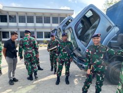 Guna Mendukung Tugas Operasional, Danlanal Bintan Cek Kesiapan Kendaraan Dinas