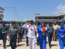 Purna Tugas Dengan Kehormatan, Danlanal Bintan Lepas Keberangkatan Serma Kom (Purn) Muzadi