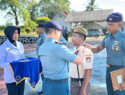 Lanal Dabo Singkep Gelar Upacara Kenaikan Pangkat Personel Periode 1 April 2026