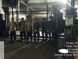 Patroli Rumah Pejabat di Taman Suropati, Polsek Metro Menteng Perkuat Kamtibmas Menteng