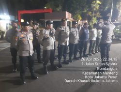 Apel Cipkon di Komando Menteng, Polsek Metro Menteng Siaga Jaga Keamanan Ibu Kota