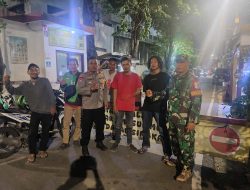 Siskamling Ditingkatkan, Warga RT 14/03 Bendungan Hilir Bersama Tiga Pilar Jaga Kamtibmas Tetap Kondusif
