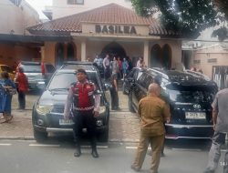 Polsek Metro Menteng Pantau Ibadah Kenaikan Isa Almasih di Gereja Bethel Basilea Berlangsung Aman