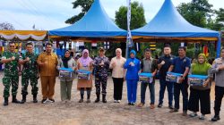 Lanal Bintan Kembali Gelar Bakti Sosial dan Pemeriksaan Kesehatan Gratis di Desa Kawal