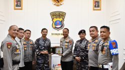 Perkuat Sinergitas, Danlanal Nias Laksanakan Kunjungan Silaturahmi ke Polres Nias