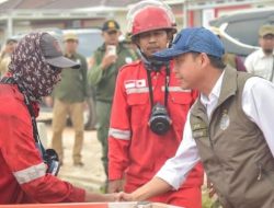 Tinjau Guntung Damar, Menhut Raja Antoni : Pelaku Karhutla Ditindak Tanpa Pandang Bulu