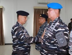 Danlanal Ranai Kukuhkan Jabatan Pasintel, Dandenpomal, dan Komandan KAL Pulau Bungaran
