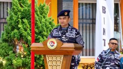 HUT Ke-81 TNI, Lanal Bintan Salurkan Ratusan Paket Sembako Untuk Warga Bintan Timur