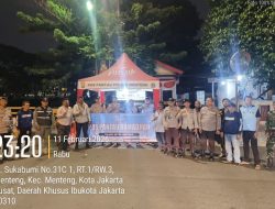 Jelang Ramadhan, Patroli Tiga Pilar dan Satgas Gen Z Perketat Keamanan Menteng