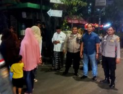 Polsek Metro Tanah Abang Amankan Kegiatan Pawai Obor Majelis Taklim Masjid Al Ikhlas RW 06