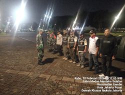 Patroli Gabungan 3 Pilar Polres Metro Jakarta Pusat, Situasi Wilayah Terpantau Aman Dan Kondusif