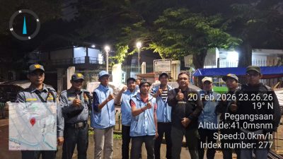 Patroli Humanis Bhabinkamtibmas Pegangsaan Cegah Tawuran Malam Hari