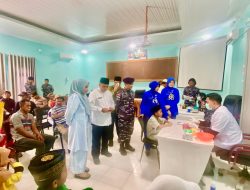 Lanal Bintan Gelar Bakti Sosial dan Cek Kesehatan Gratis di Desa Busung, Seri Kuala Lobam