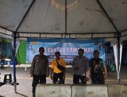 Ciptakan Ramadhan Aman, Polisi Gelar Pelayanan Pos Pantau di Blok F Pasar Tanah Abang