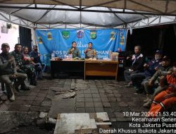 Polsek Senen Bersama Tiga Pilar Pantau Posko Ramadhan untuk Antisipasi Tawuran