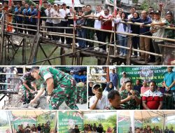 Pembangunan Jembatan Garuda Dimulai, Kodim 0502/JU Dukung Aksesibilitas Warga Pademangan Timur