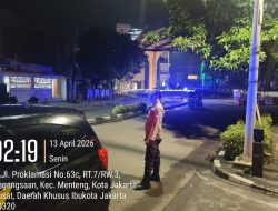 Kapolsubsektor Pegangsaan Patroli di TL Tambak Proklamasi, Cegah Gangguan Kamtibmas
