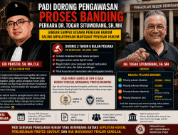 Edi Prastio Soroti Banding Togar Situmorang