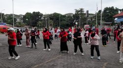 Ratusan Warga Kailolo Meriahkan Senam Bersama IKBK di Jakarta Timur