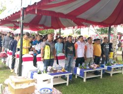 Prajurit Lanal Bintan Ikuti Tracking Gunung Bintan dlDalam Rangka HUT ORARI Ke-4