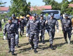 TNI AL Gelar Penanaman Bibit Kedelai di Kompi Produksi Lanal Banjarmasin Melalui Operasi Trisila 26, Perkuat Ketahanan Pangan