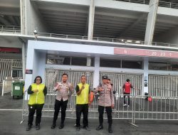 Pengamanan Laga FIFA Match Day Indonesia vs Mozambik di SUGBK Zona 6 Berjalan Aman dan Kondusif