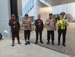 Dalam Upaya Memelihara Kamtibmas Pada Objek Vital, Polsek Metro Gambir Hadir di PT Pelni