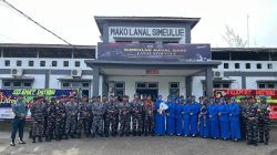 Danlanal Simeulue Disambut Forkopimda dan Seluruh Prajurit Kuatkan Keamanan Maritim Pantai Barat Indonesia
