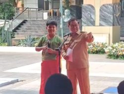 Tampil Bersama Gubernur Pramono Anung, Muhammad Arjuna Azhar Jadi Ikon Siswa Berprestasi Hari Anak Nasional 2026