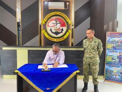 Perkuat Sinergi Sukseskan Sensus Ekonomi 2026, Komandan Lanal Bintan Terima Courtesy Call Kepala BPS Kabupaten Bintan