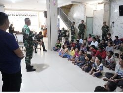 Dandim 0502/Jakarta Utara Tebar Kepedulian, Berbagi Semangat di Yayasan Pondok Kasih Agape