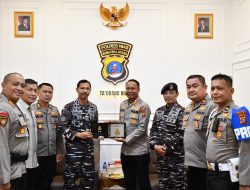 Perkuat Sinergitas, Danlanal Nias Laksanakan Kunjungan Silaturahmi ke Polres Nias