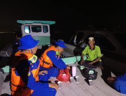Ngopi Kamtibmas, Satpolairud Polres Kepulauan Seribu Sosialisasikan Layanan Polisi 110 dan Imbau Waspada Erupsi Gunung Anak Krakatau
