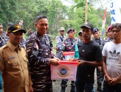 Pengabdian di Ujung Negeri, Lanal Dumai Hadir Menyapa Masyarakat Pulau Bengkalis