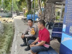 Jaga Jakarta di Pulau Pari, Bhabinkamtibmas Sosialisasikan Layanan Polisi 110