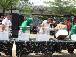 Sambut HUT TNI ke-81, Korem 052/Wijayakrama Gelar Olahraga Bersama dan Fun Walk 5 KM di PIK 2