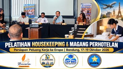 13 Peserta Ikuti Pelatihan dan Magang Perhotelan di Bandung, Asah Keterampilan Housekeeping
